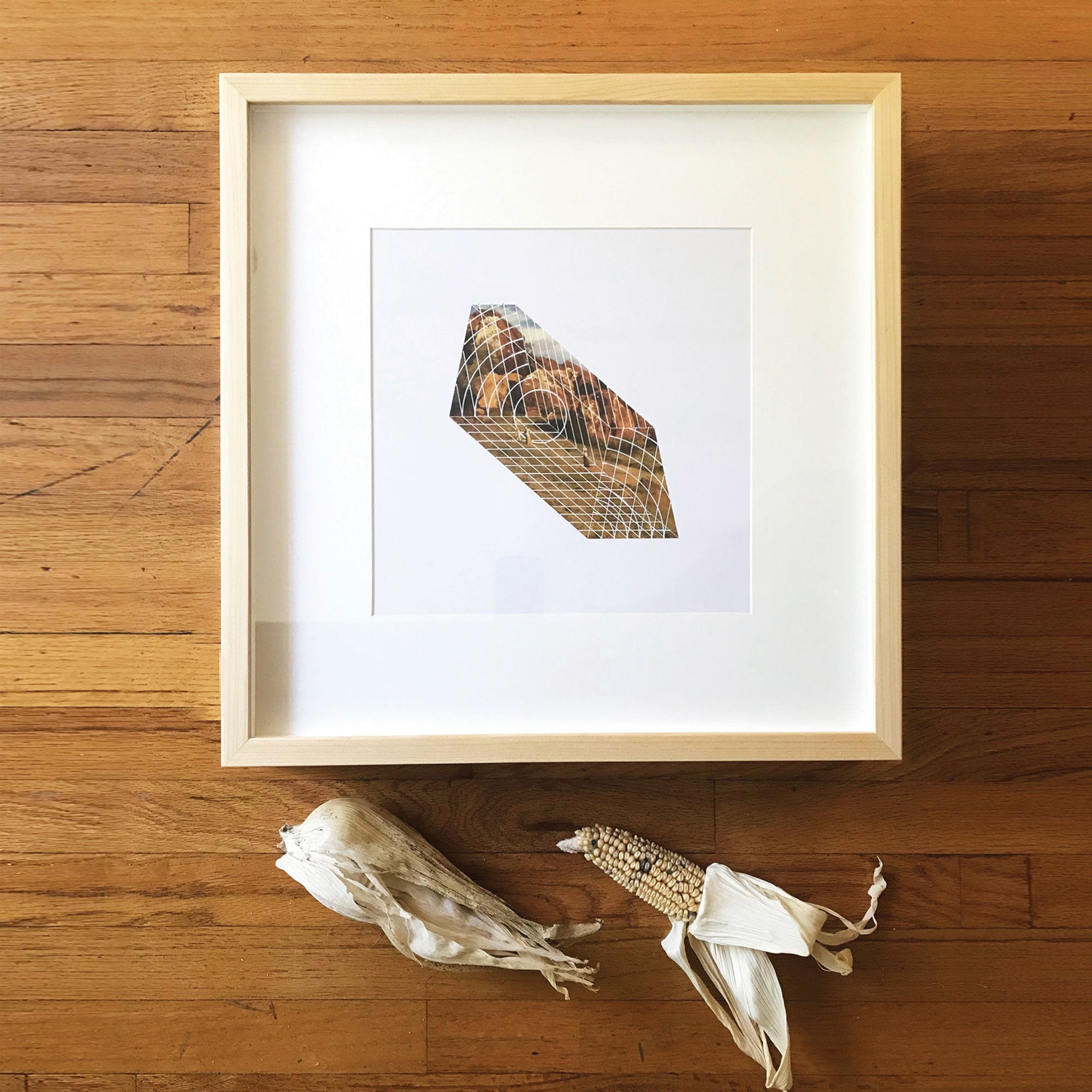 Peñasco del cerro de Atzacoalco en Patio Reticula