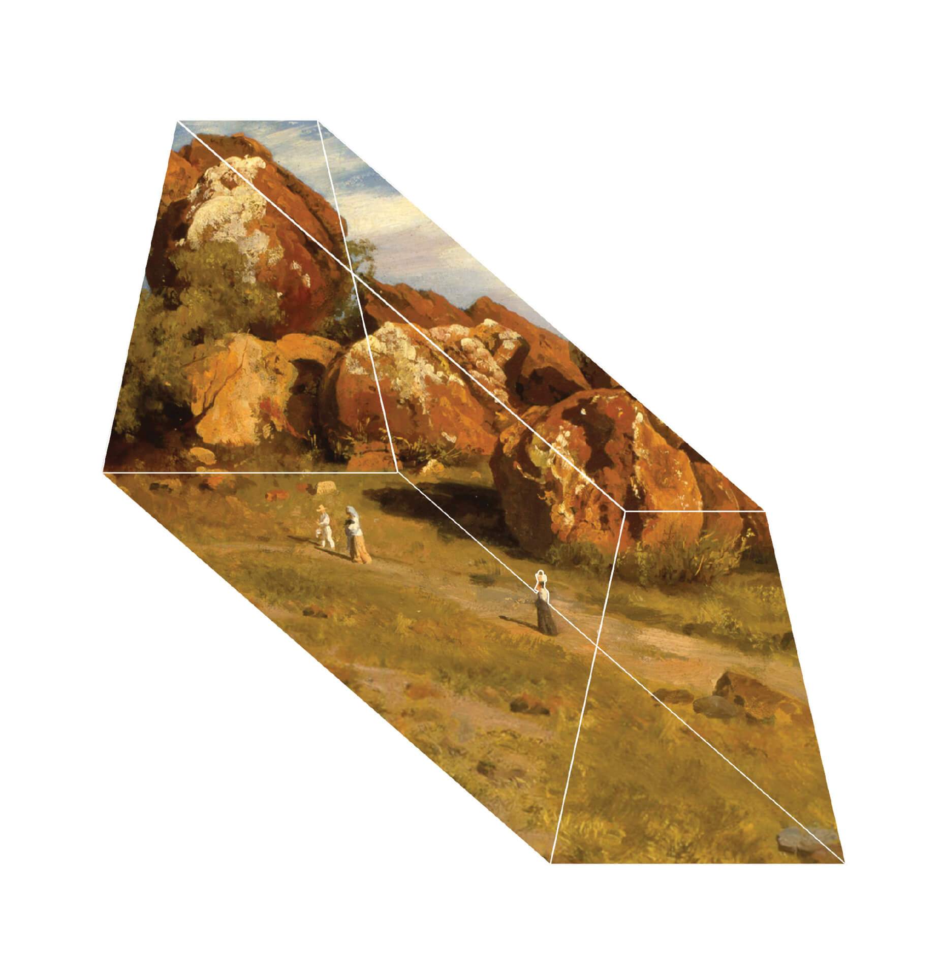 Peñasco del cerro de Atzacoalco en Patio Chilaquil 